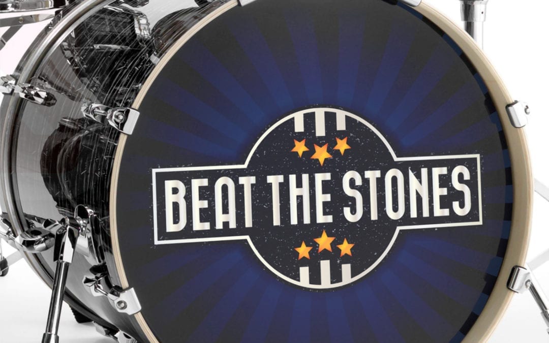 Beat The Stones – Logo op drumvel